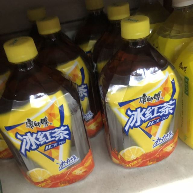 康师傅冰红茶柠檬味1l12瓶箱装茶饮料新老包装随机发货