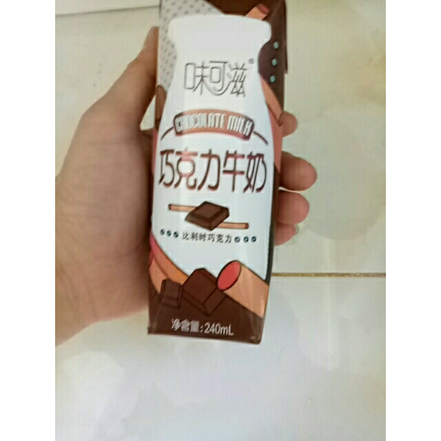 伊利味可滋牛奶巧克力口味240ml12