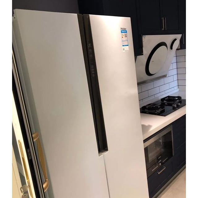 海尔haierbcd452wdpf452升对开门冰箱风冷无霜纤薄机身厨装一体家用电