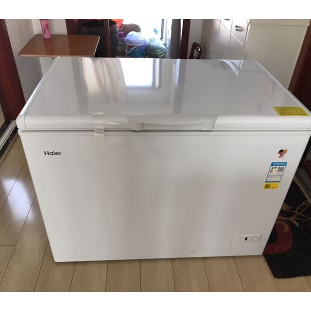 海尔haierbcbd318hd318升商用大冰柜家商两用大动力冷柜节能省电断电