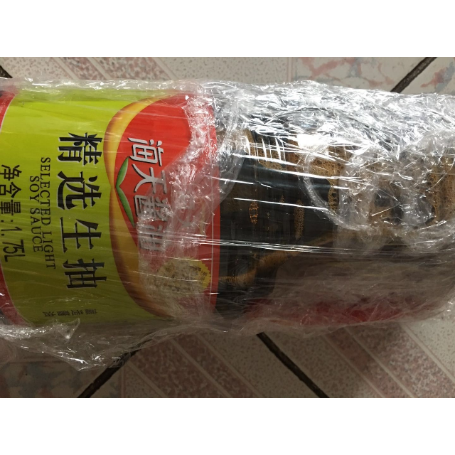 海天精选生抽175l酿造酱油火锅蘸料炒菜点蘸海天出品