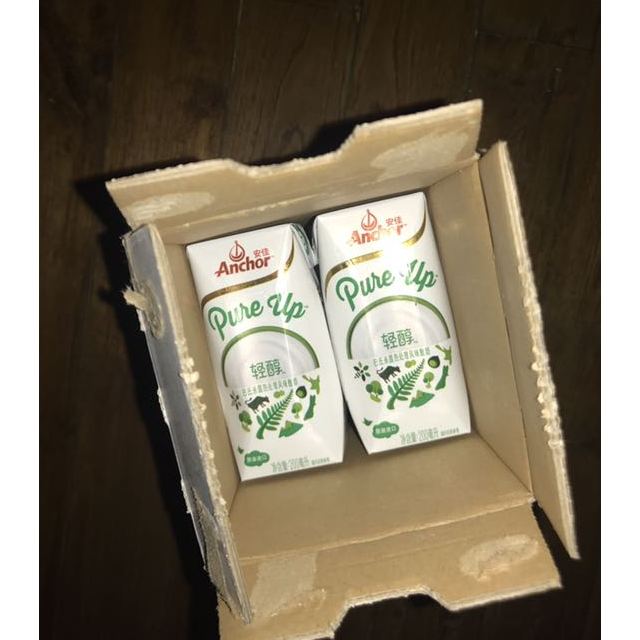 安佳anchor轻醇风味发酵乳酸奶200ml12盒德国进口常温酸奶酸牛奶