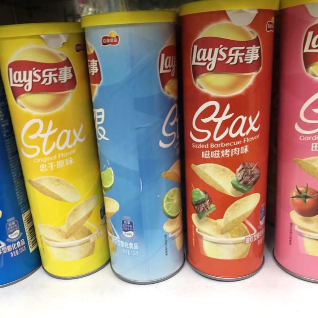 乐事无限吮指红烧肉味薯片104g罐零食下午茶