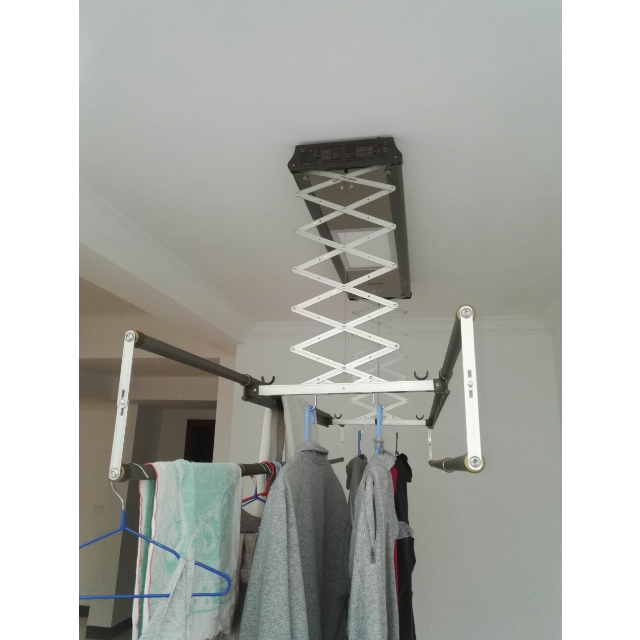 全自动晾衣架 智能遥控电动晾衣架 led照明超薄静音家具五金送货安装