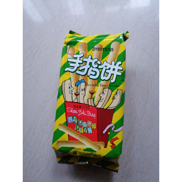 达利园好吃点饼干零食手指饼115g
