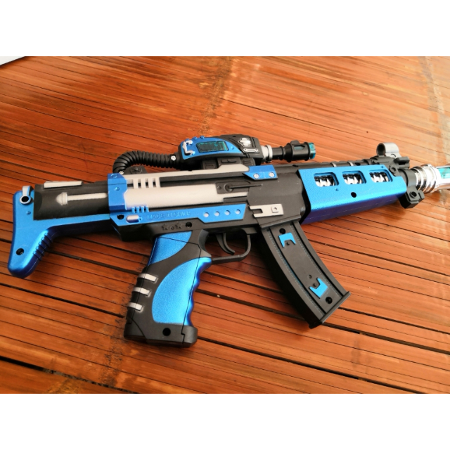 小小部队 星河探索者冷电冲锋枪儿童电动声光枪玩具枪 儿童玩具枪 电