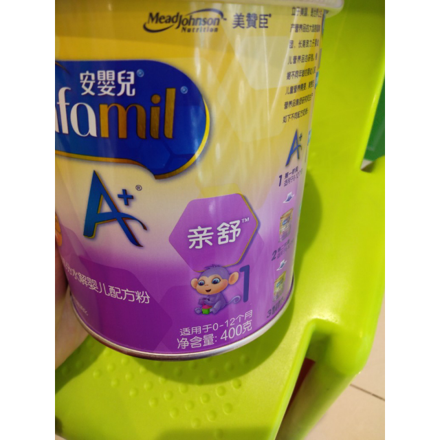 美赞臣meadjohnson亲舒幼儿特殊配方奶粉1段400g罐装012个月龄婴儿