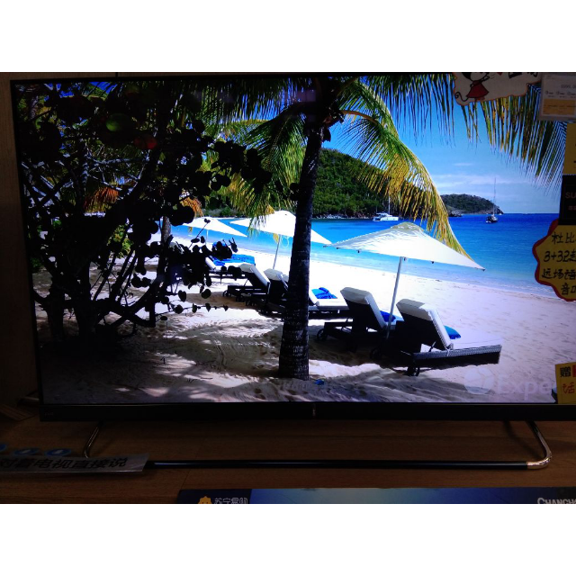 长虹(changhong)55q6k 55英寸全面屏4k超高清hdr超薄人工智能ai电视机