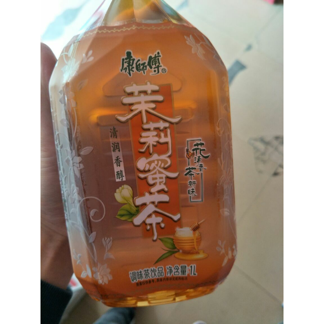 康師傅茉莉蜜茶1l12瓶箱裝茶飲料