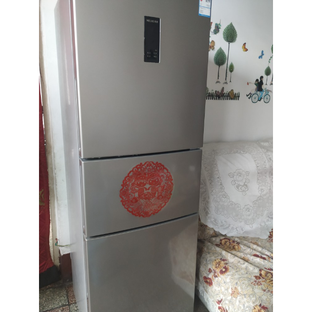 美菱(meling) bcd-249wp3cx 249升 三门双变频风冷无霜一级能效节能