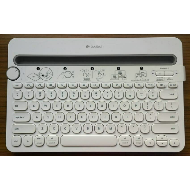 罗技logitechk480无线蓝牙键盘可连接苹果安卓手机ipad平板笔记本迷你