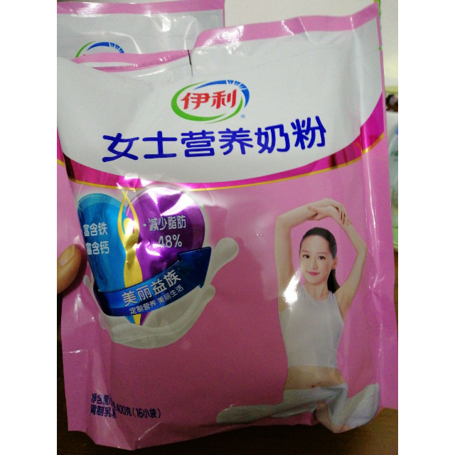 伊利女士营养奶粉400g袋装成人奶粉