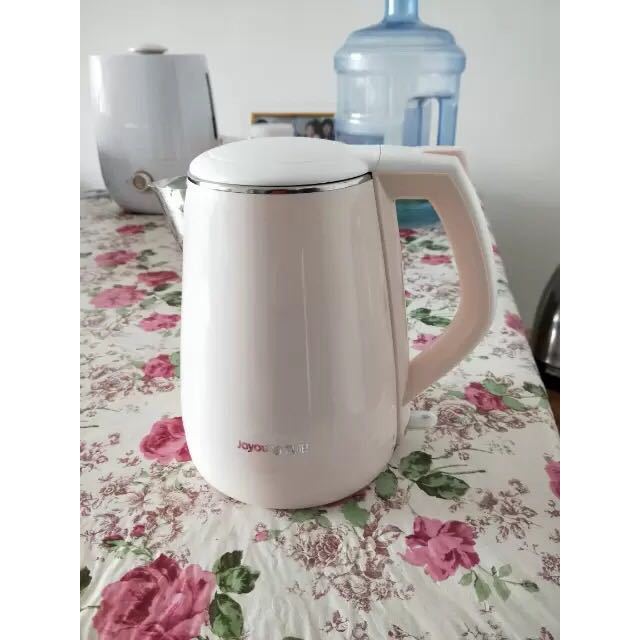 九陽joyoung電水壺k15f626優質溫控器304不鏽鋼雙層防燙15l家用容量