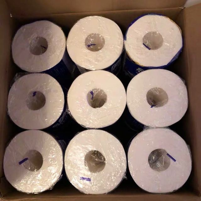 > 清风卷纸原木纯品240段12卷3层卷筒家用实惠装卫生纸巾厕纸手纸商品