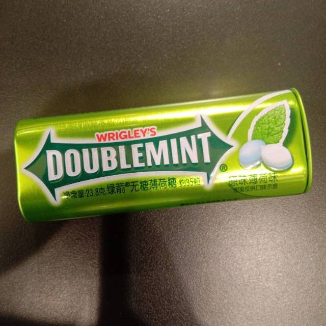 绿箭无糖薄荷糖原味薄荷口味35粒238g