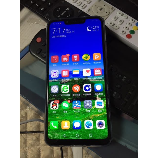 华为huawei华为nova3i全面屏ai智慧四摄游戏手机全网通6gb128gb蓝楹紫