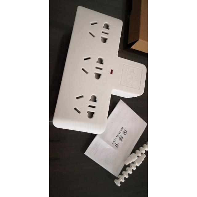 > 观海卫 无线家用插座转换器无开关创意外形3插位接线板排插 tf-203