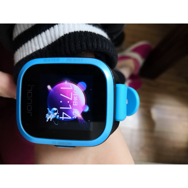 honor荣耀儿童手表小k2魔法蓝七重定位电子围栏语音通话好友聊天2g版