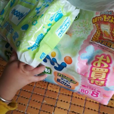 尤妮佳（MOONY）婴幼儿湿纸巾湿巾 80*8 日本原装进口 手口专用晒单图
