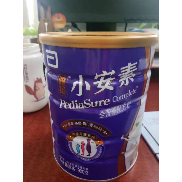 雅培小安素全营养配方奶粉香草味900g 适1-10岁偏食儿童 新加坡进口