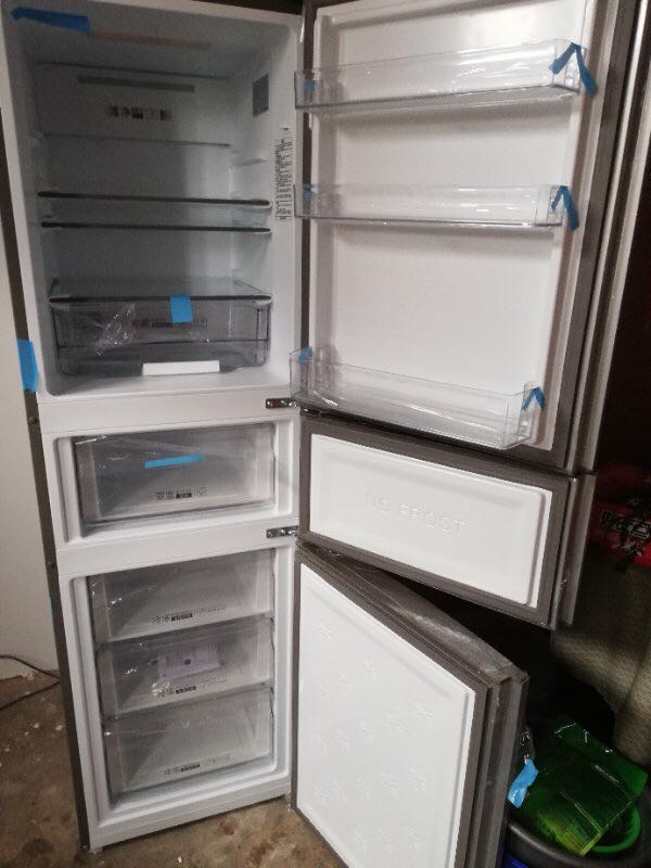 海尔haie3门冰箱 风冷无霜三门 219升冷藏冷冻 中门全温区 bcd-219