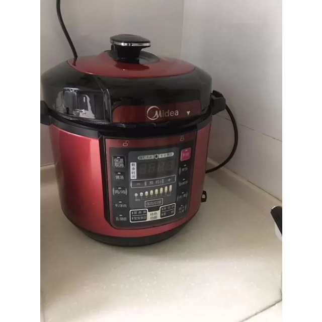 美的midea电压力锅wqc60a56升双胆大容量高压锅家用多功能一键排气七