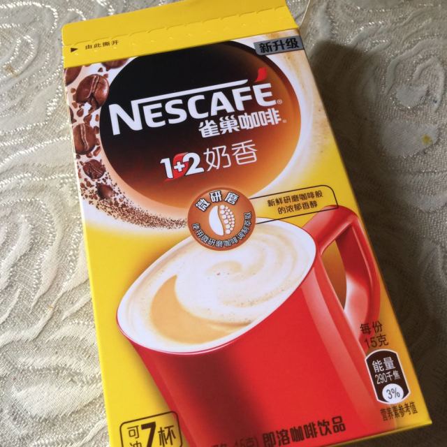 > 雀巢(nestle)1 2奶香咖啡7条105g商品评价 > 拿回家就冲了一杯喝了.