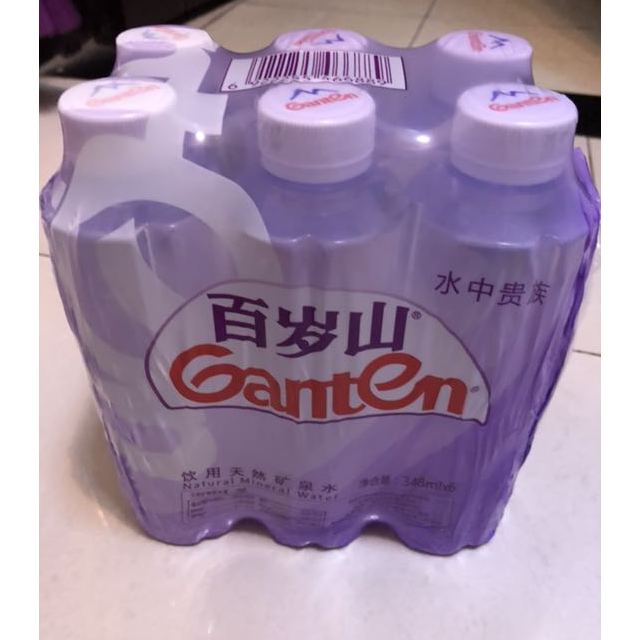 景田 百岁山矿泉水348ml*6瓶(新老包装交替发货)饮用水您没有填写评价