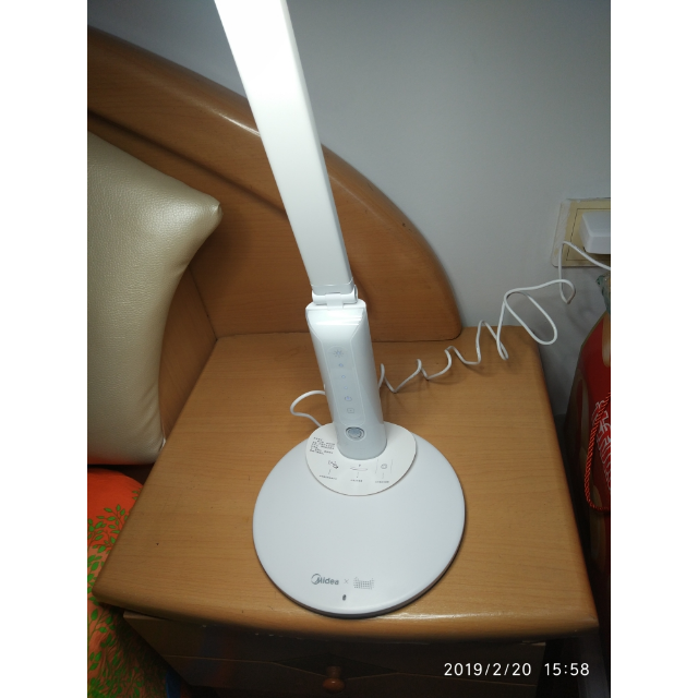 美的(midea)台灯护眼灯学生智能环形led台灯学生学习灯折叠简约 专业