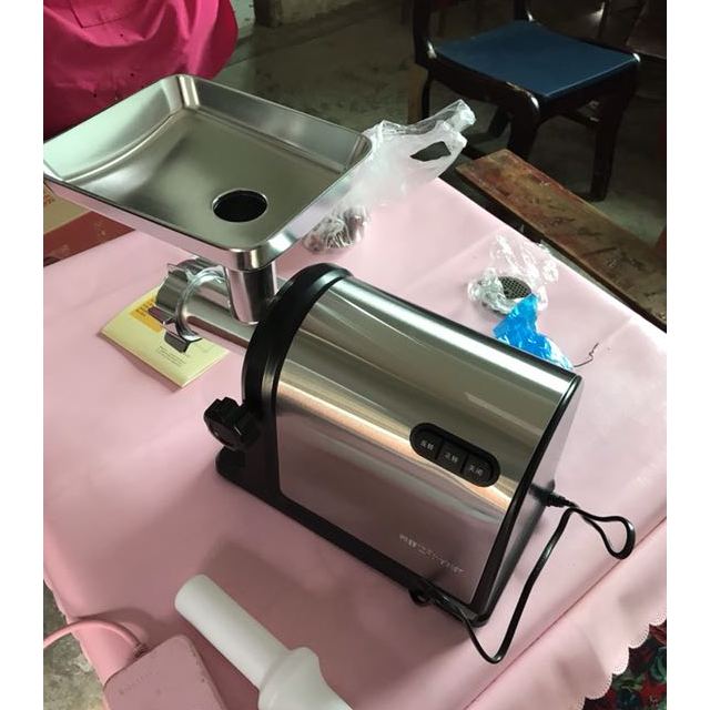 荣事达royalstar电动绞肉机rsjr80a大功率不锈钢电动打肉灌肠商用碎肉