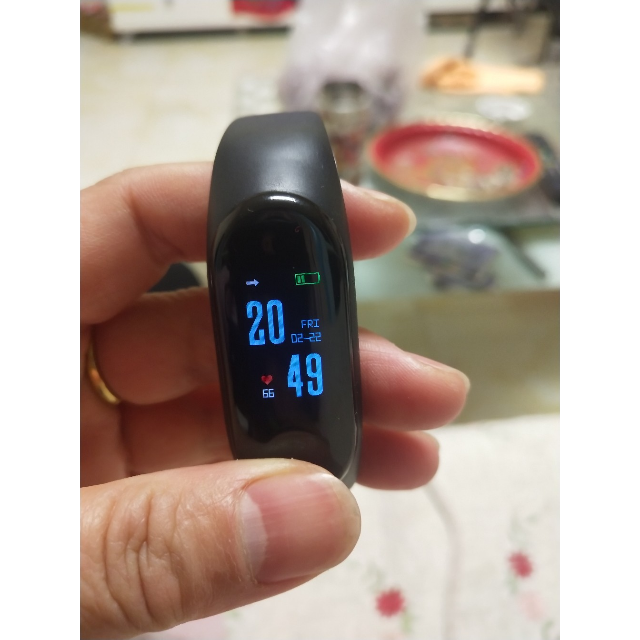 销量破2万hagibrettm3plus彩屏防水智能手环男女运动手表多功能监测