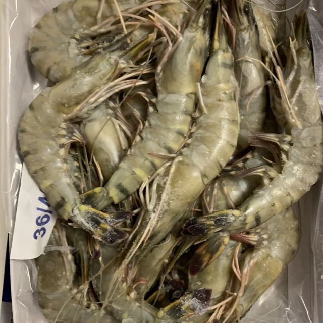 > 壹家壹站 马来西亚活冻黑虎虾 盒装 400g 15-16只 海鲜水产 海产