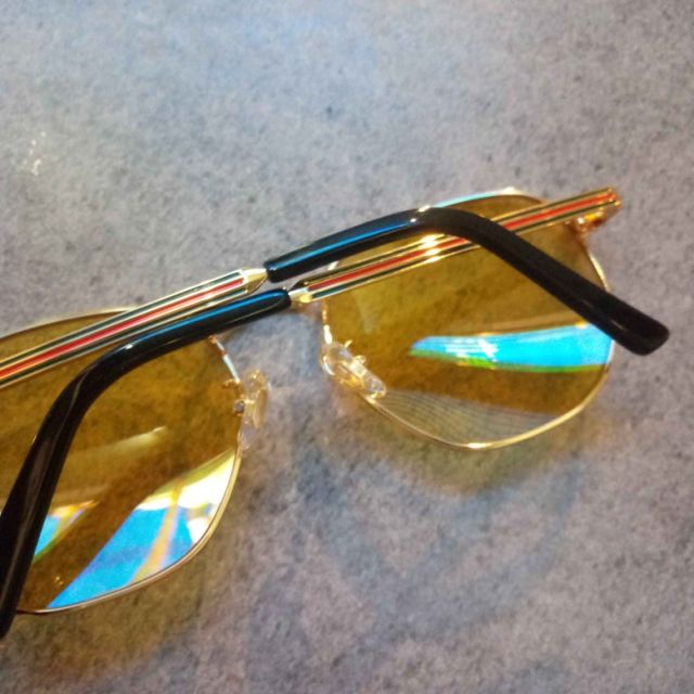 caponi夜视眼镜女士日夜两用夜间开车驾驶专用眼镜全框防远光灯黑科技