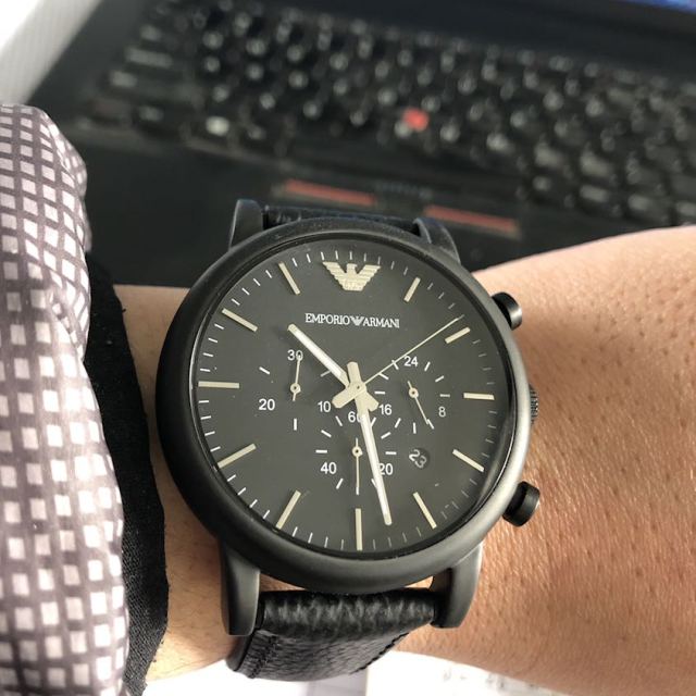 阿玛尼emporioarmani手表欧美品牌商务时尚男士石英表ar1970