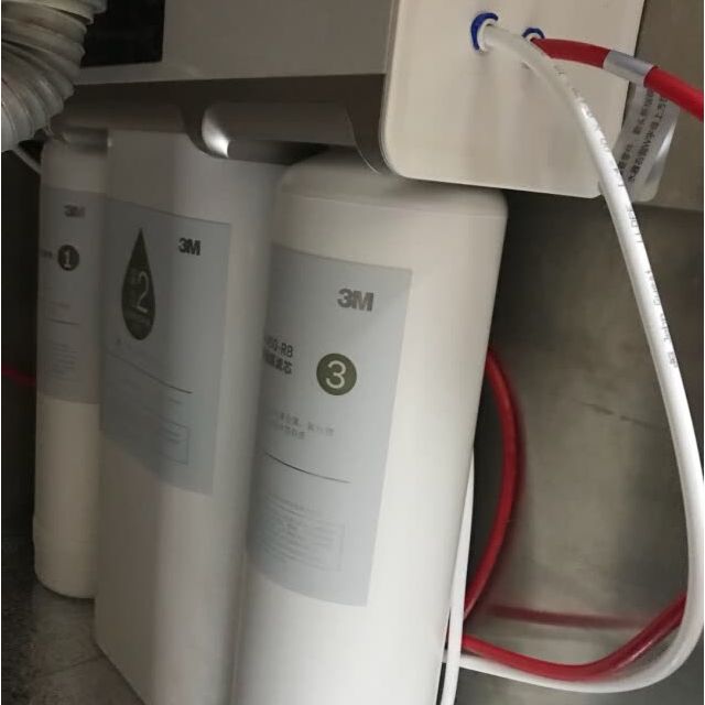 3m純水機r8-cw家用廚房直飲水無桶淨水器大流量低廢水比1:1反滲透淨水