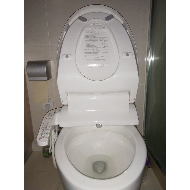 松下panasonic智能马桶盖板洁身器坐便器盖板支持即热水洗便圈加温