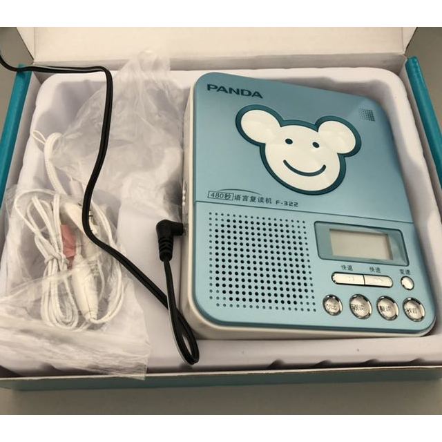 panda熊猫f322复读机磁带机录音机英语小学生随身听老式收录机便携可