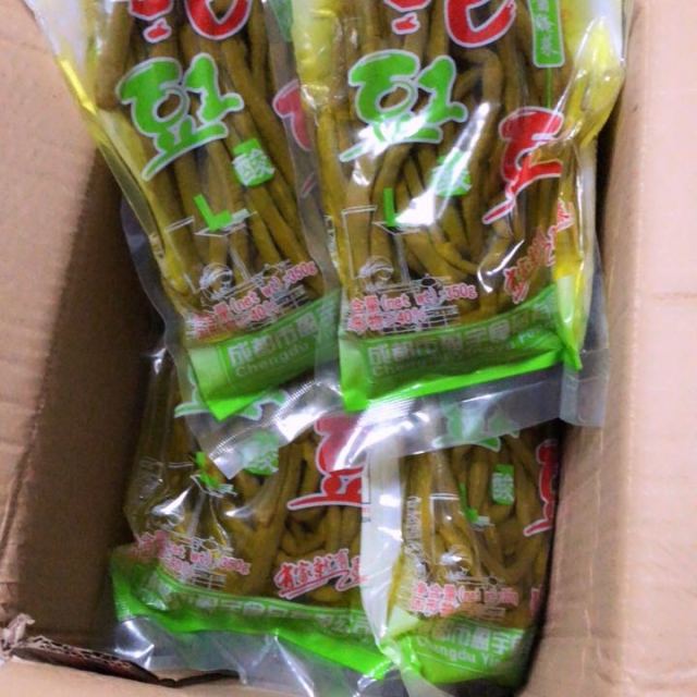 盈棚泡豇豆350g*5袋装 酸豆角 酸豇豆 四川泡菜咸菜 酱腌菜下饭菜 可
