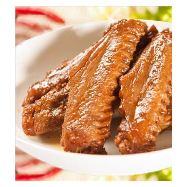 华英精切鸭翅中500g袋卤鸭翅食材烧烤食材国产速冻生鲜禽肉