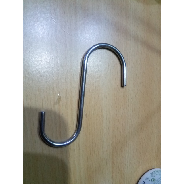 叁肆钢ssgp不锈钢s型钩挂门后衣橱s钩子免打孔宿舍挂蚊帐钩子衣服s