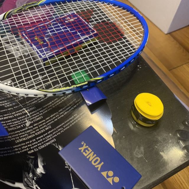 尤尼克斯yonex羽毛球拍控球型业余初级 b700 铝刚耐打对拍 yy训练级
