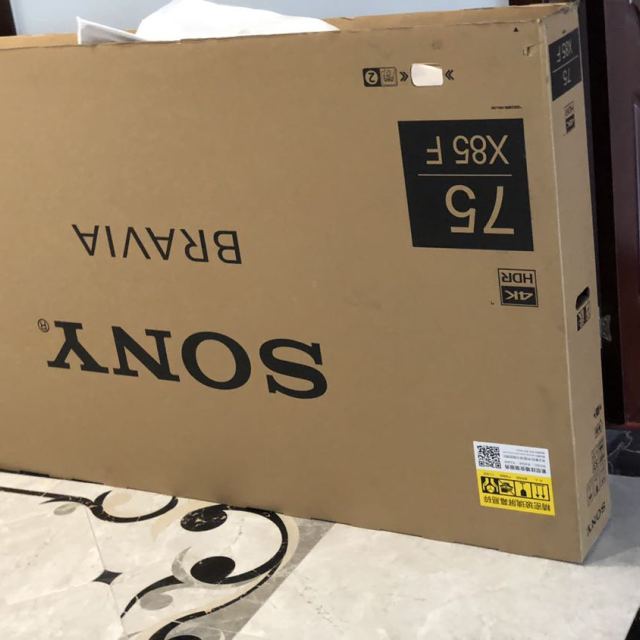 索尼sonykd75x8500f75英寸4khdr技术与4k迅锐技术让画面更清晰