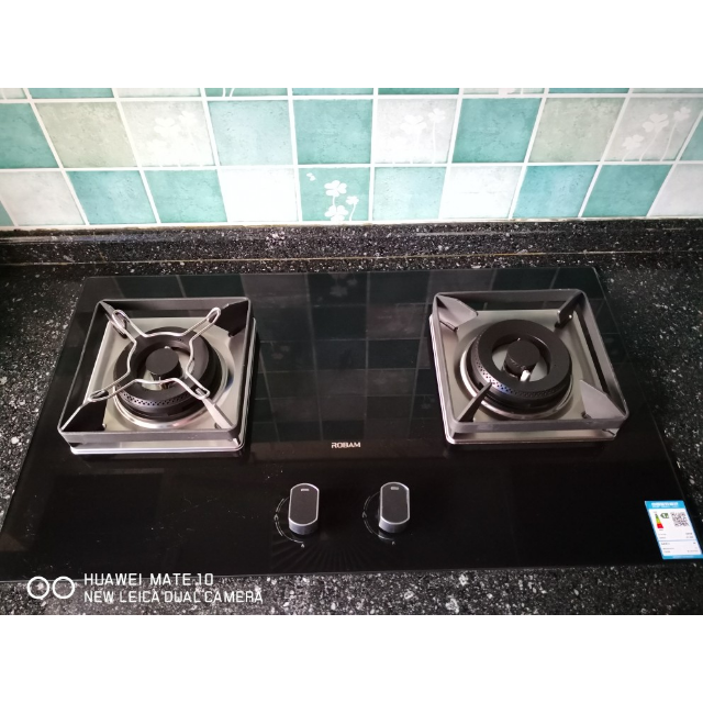 老板robam燃气灶jzt56b0天然气42kw嵌入式钢化玻璃面板