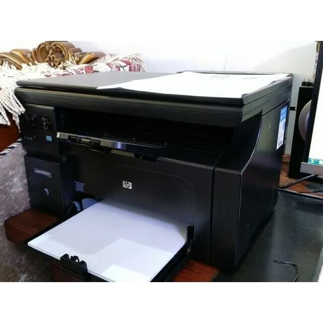 惠普hp laserjet pro m1136黑白激光 多功能打印機 一體機家用辦公