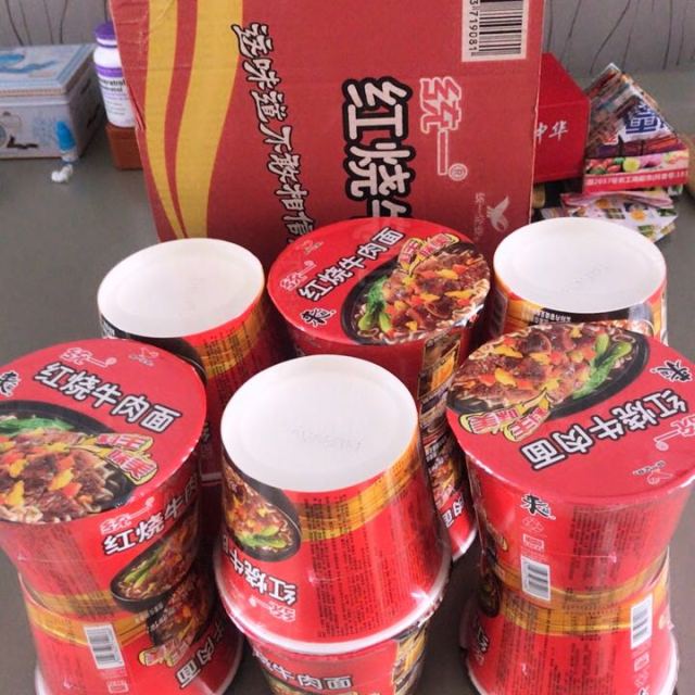 统一gs来一桶红烧牛肉面红烧味方便面其他105g12桶装