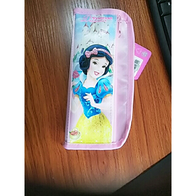 迪士尼(disney) 卡通笔袋 z0890白雪公主大容量文具盒 学习用品 中小