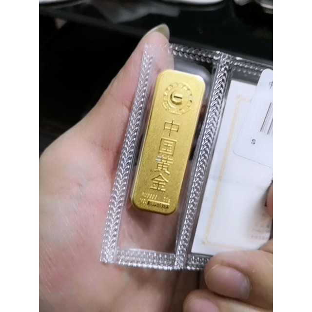 中国黄金au9999金砖20g薄片投资储值金条投资金投资金条20g足金投资