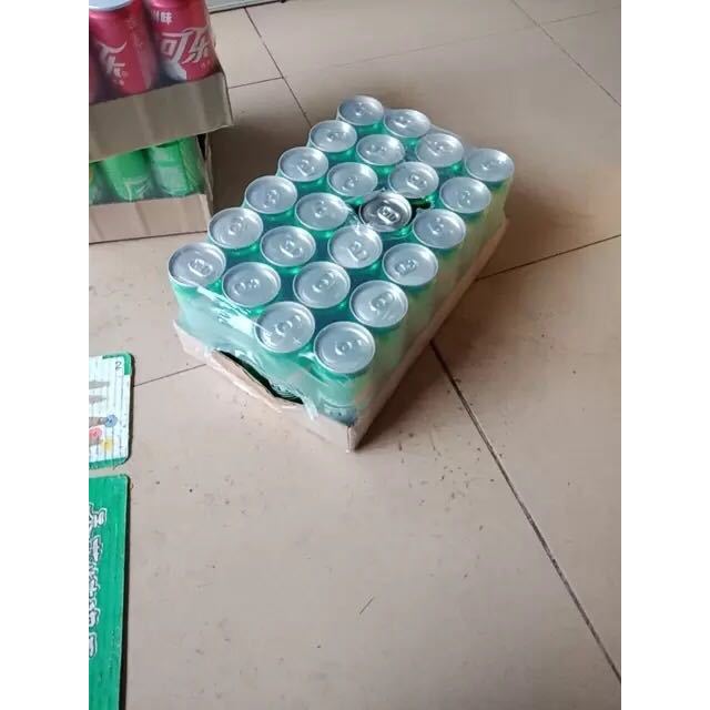雪碧(sprite)sleek can 330ml*24罐 整箱装 (新老包装,纸箱/塑包随机