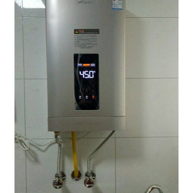 万和jsq25-13gt27智能恒温强排式燃气热水器(典雅金,12t)高清大图