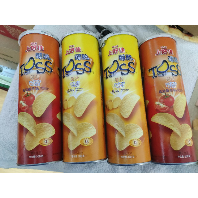 上好佳罐装薯片原味100g